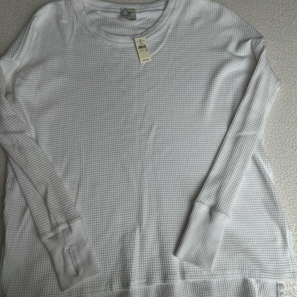 NWT Offline by Aerie Waffle Knit Long Sleeve Top